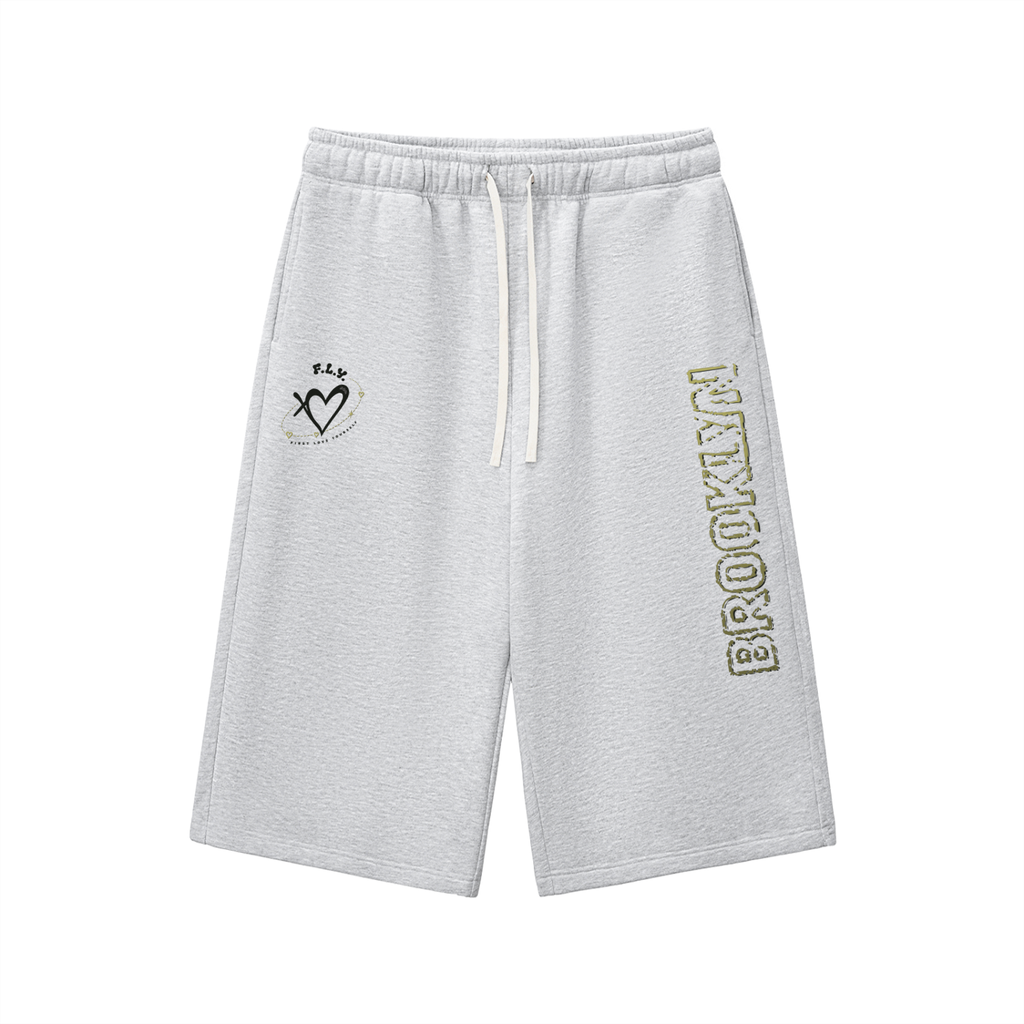FlySoulz,BrooklynHeart,BrooklynShorts,LonglineShorts,SweatShorts,HeatherGrayShorts,GrayStreetwear,WideLegShorts,BaggyShorts,RelaxedFitShorts,UnisexStreetwear,HeartGraphic,BrooklynGraphic,BrooklynStreetwear,SelfLoveClothing,GraphicShorts,UrbanFashion,PremiumStreetwear,EverydayStreetwear,FirstLoveYourself