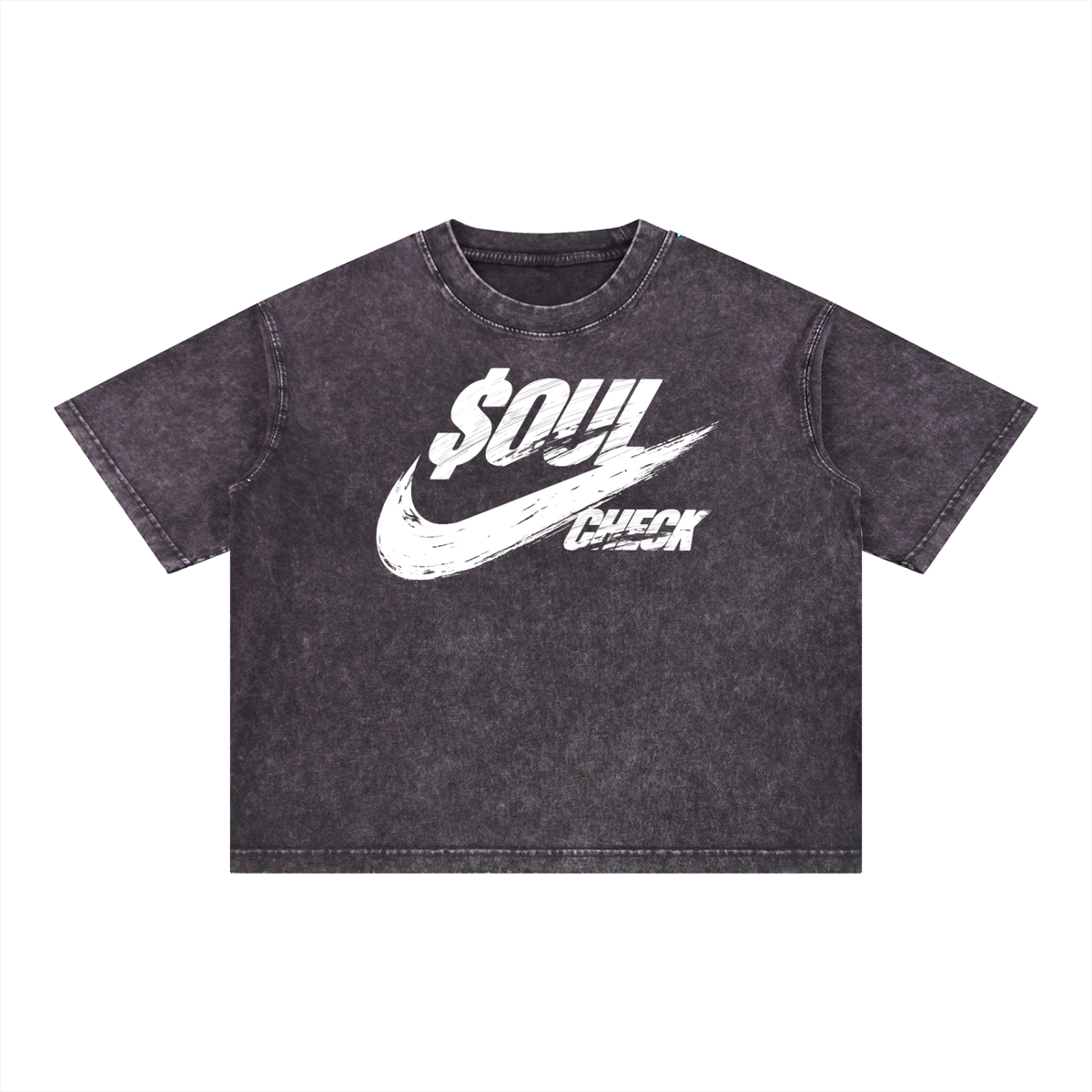 Soul Check Mineral-Wash Boxy Tee