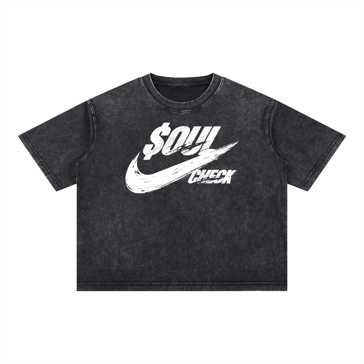 Mineral Wash Boxy Cotton T-Shirt