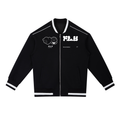Contrast Piping Zip Bomber Jacket