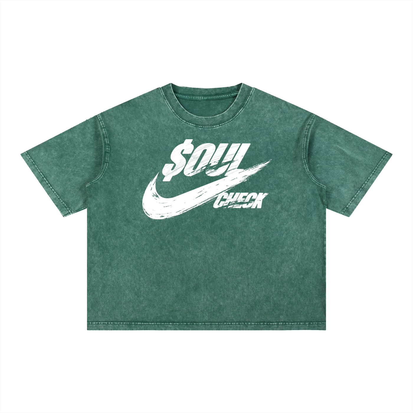 Mineral Wash Boxy Cotton T-Shirt