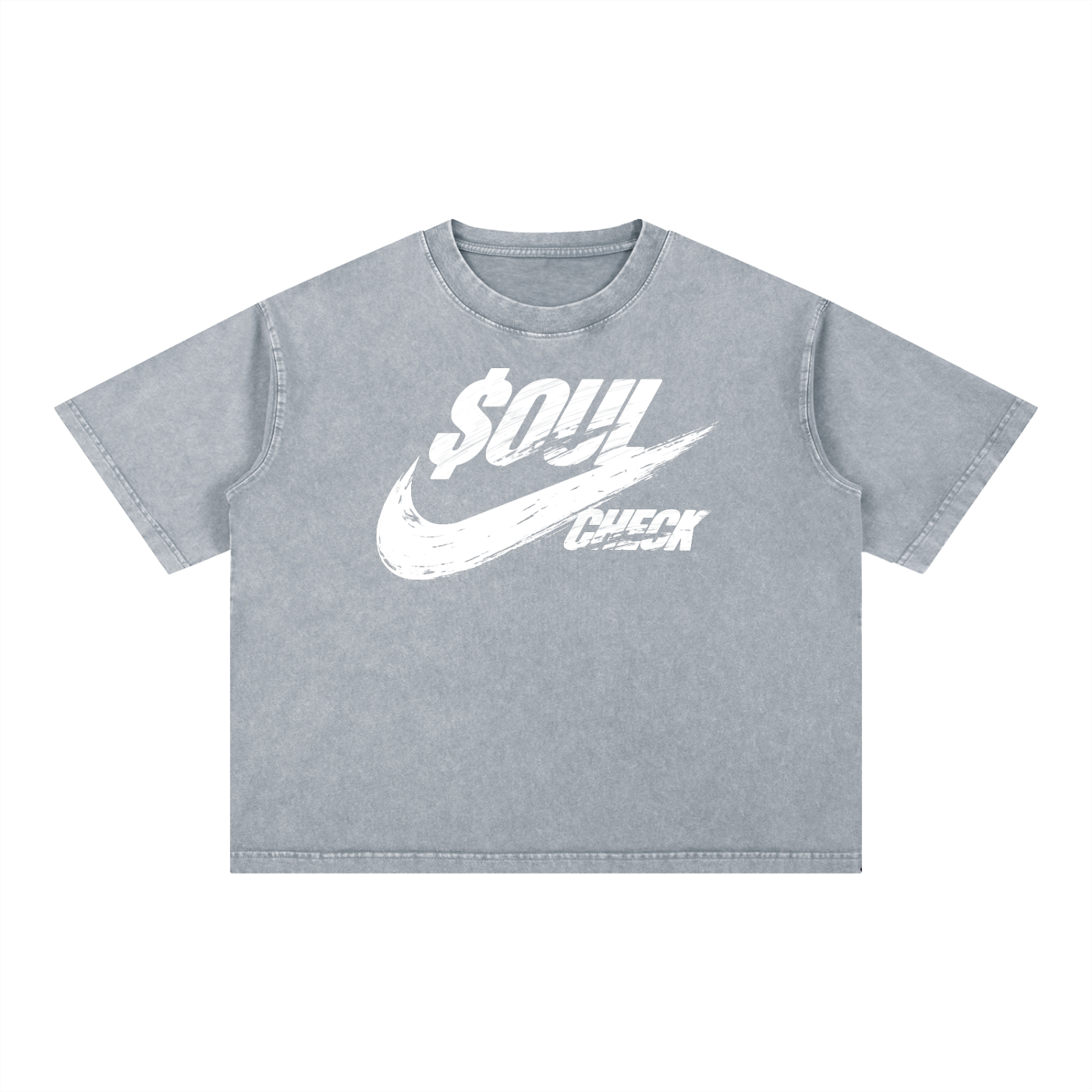 Mineral Wash Boxy Cotton T-Shirt