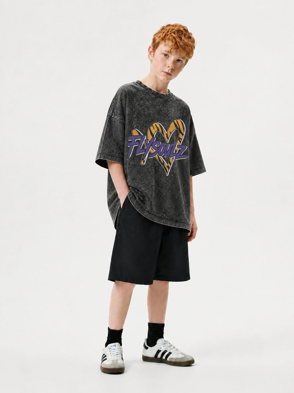 FlySoulz,WildSoul,WildSoulTee,GraphicTee,StreetwearTee,MineralWashTee,WashedBlackTee,OversizedGraphicTee,TigerHeart,TigerPrint,FlySoulzApparel